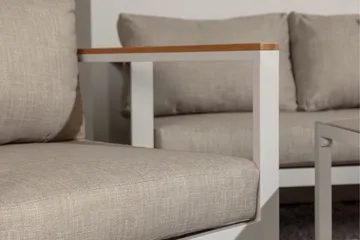 Aspvik Soffgrupp 5-sits - Grå / Beigea dynor - Products - Utemöbler & utemiljö - Loungemöbler - Loungeset & loungegrupp