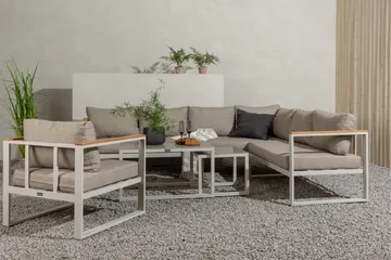 Aspvik Stor Loungegrupp Utomhus – 7-sits Loungeset i Aluminium - Products - Utemöbler & utemiljö - Loungemöbler - Loungeset & loungegrupp