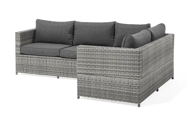 Avola Loungegrupp Utomhus 212 cm - Grå - Products - Utemöbler & utemiljö - Loungemöbler - Loungeset & loungegrupp