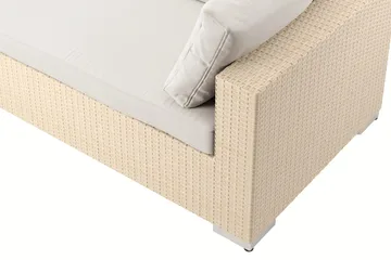 Bahamas L-formad utesoffa höger, 6-sits med bord och hylla - Beige - Products - Utemöbler & utemiljö - Loungemöbler - Loungeset & loungegrupp
