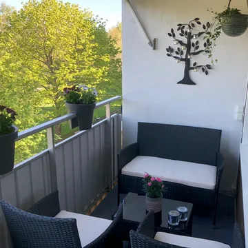 Litet loungeset för balkong | Lyfco Fjällbacka - Products - Utem öbler & utemiljö - Loungemöbler - Loungeset & loungegrupp