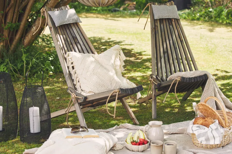 Park Solstol 2 st - Grå - Products - Utemöbler & utemiljö - Loungemöbler - Loungestol utomhus