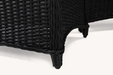 Marcus Soffgrupp 2-sits Ink. Fåtöljer - Svart / Gråa dynor - Products - Utemöbler & utemiljö - Loungemöbler - Loungeset & loungegrupp