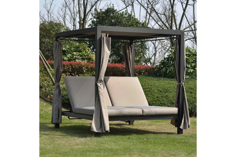 Morocco Solsäng, Mörkbrun/Beige