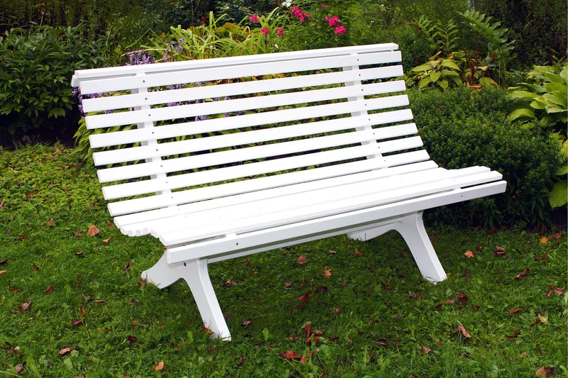 Norvald Trädgårdsbänk 140 cm - Vit - Products - Utemöbler & utemiljö - Loungemöbler - Loungesoffor