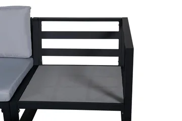 Salvador Loungegrupp Utomhus - Grå/Svart - Products - Utemöbler & utemiljö - Loungemöbler - Loungeset & loungegrupp