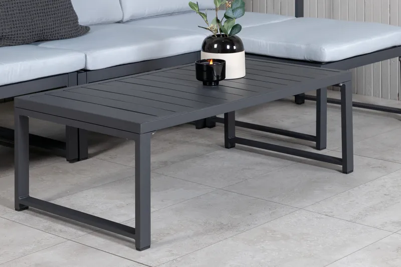 Salvador Loungegrupp Utomhus - Grå/Svart - Products - Utemöbler & utemiljö - Loungemöbler - Loungeset & loungegrupp