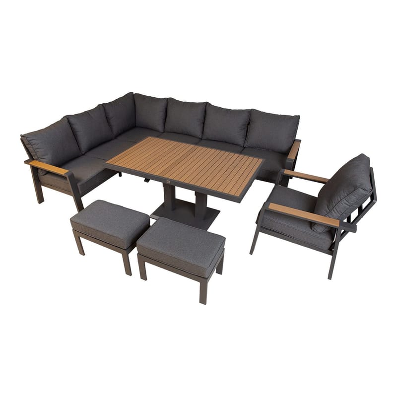 Trädgårdsmöbelset Telor - grå - Products - Utemöbler & utemiljö - Loungemöbler - Loungeset & loungegrupp