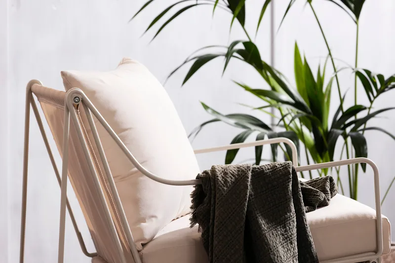 Usteryd Utefåtölj Beige - Beige - Products - Utemöbler & utemiljö - Loungemöbler - Loungestol utomhus