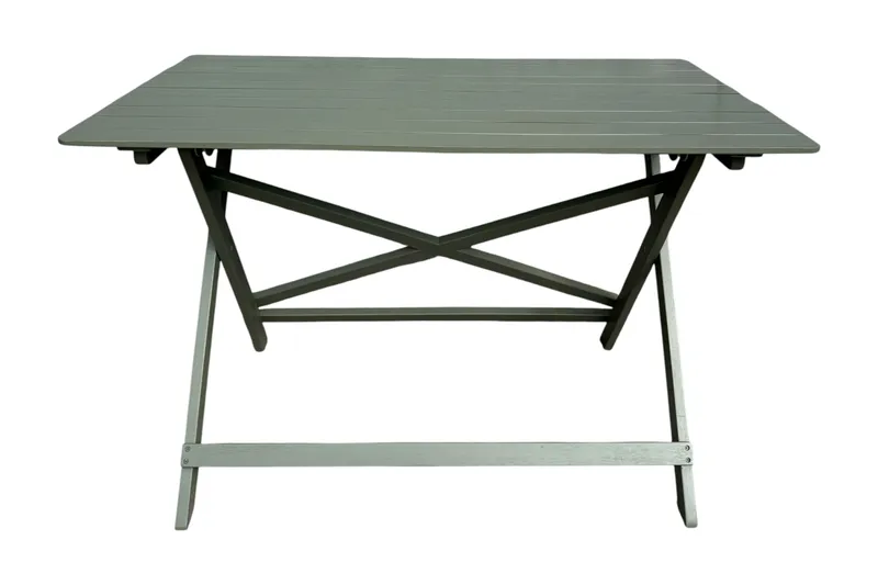 Landet Rektangulärt Matbord utomhus 118x70x74 cm i akacia trä, Mörkgrön