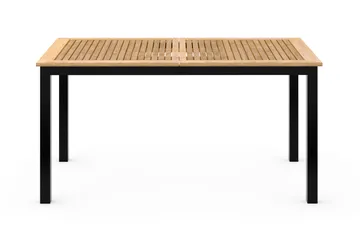 Las Vegas Förlängningsbart Matbord 152-210x90 cm - Svart / Natur - Products - Utemöbler & utemiljö - Utebord & trädgårdsbord - Matbord utomhus