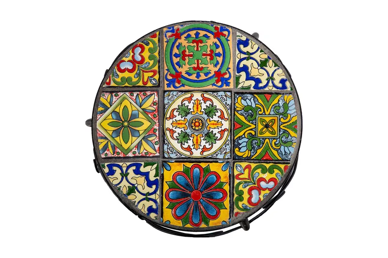 Morocco Blompiedestal - Svart/Grå - Products - Utemöbler & utemiljö - Utebord & trädgårdsbord - Avlastningsbord & brickbord utomhus