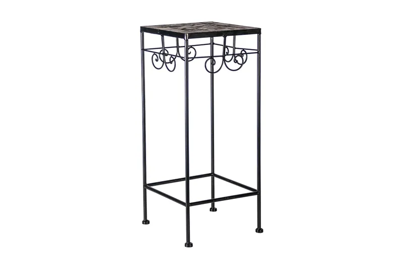 Mosaic Blompiedestal, Svart