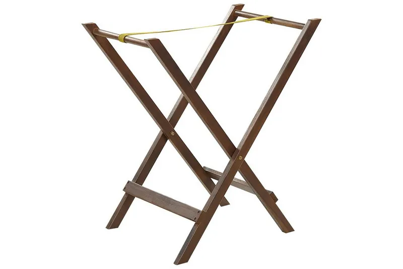 Paolo Hopfällbart Sidobord BrickUtebord och Avlastningsbord Utomhus 68 cm Trä - Mörkbrun - Products - Utemöbler & utemiljö - Utebord & trädgårdsbord - Sidobord utomhus