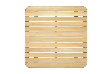 Portals Cafébord och Loungebord 72 cm Teak Trä - Vit - Products - Utemöbler & utemiljö - Utebord & trädgårdsbord - Loungebord & soffbord utomhus