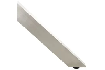 Runt bord Maletto - Silver, Transparent - Products - Utemöbler & utemiljö - Utebord & trädgårdsbord - Matbord utomhus