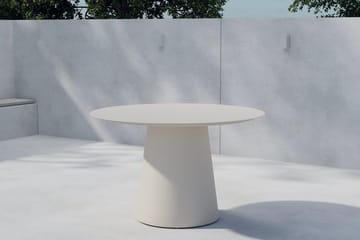 Runt matbord Lanzo 120 cm Utomhus - Beige - Products - Utemöbler & utemiljö - Utebord & trädgårdsbord - Matbord utomhus