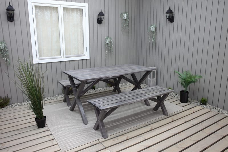 Scottsdale Matbord Utomhus 150 cm Shabby Chic - KWA - Products - Utemöbler & utemiljö - Utebord & trädgårdsbord - Matbord utomhus