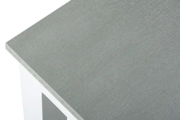 Tunis Stort Rektangulärt Matbord utomhus 205x90 cm i metall och plast - Vit/Grå - Products - Utemöbler & utemiljö - Utebord & trädgårdsbord - Matbord utomhus