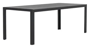 Utematbord Las Vegas 205x90 cm - Svart/Grå - Products - Utemöbler & utemiljö - Utebord & trädgårdsbord - Matbord utomhus
