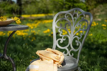 Nandin Balkonggrupp 2-sits - Silver - Products - Utemöbler & utemiljö - Utegrupp - Cafegrupp & cafeset