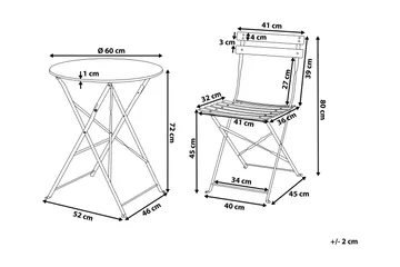 Fiori Balkongset 52 cm - Grön - Products - Utemöbler & utemiljö - Utegrupp - Matgrupp utomhus