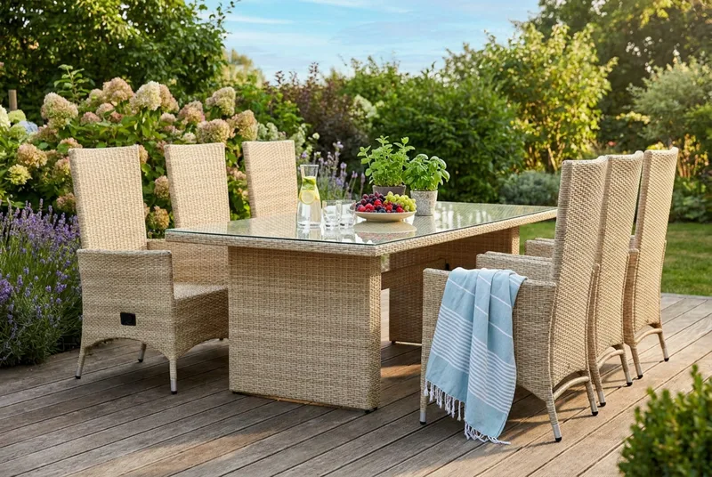 Majestic Matgrupp 210 med 6 Jenny Ställbara Fåtöljer - Products - Utemöbler & utemiljö - Utegrupp - Matgrupp utomhus