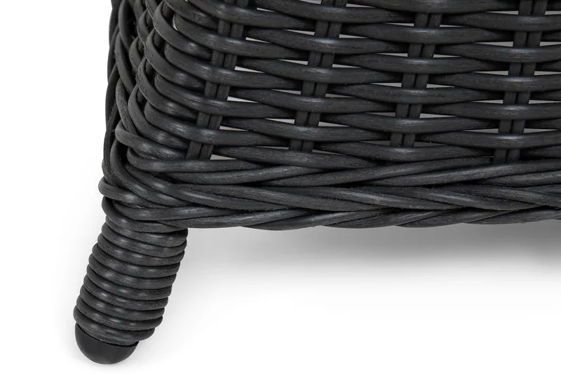 Marcus Matgrupp 200 + 6 Fåtöljer m Dyna - Svart - Products - Utemöbler & utemiljö - Utegrupp - Matgrupp utomhus