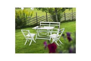 Matgrupp Utomhus Hillerstorp Torpet - Vit - Products - Utemöbler & utemiljö - Utegrupp - Matgrupp utomhus