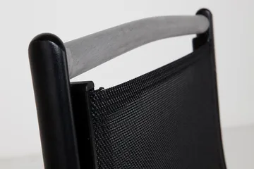 Monaco Matgrupp Utomhus 152-210 + 4 Positionsstol Lyx - Svart/Svart - Products - Utemöbler & utemiljö - Utegrupp - Matgrupp utomhus