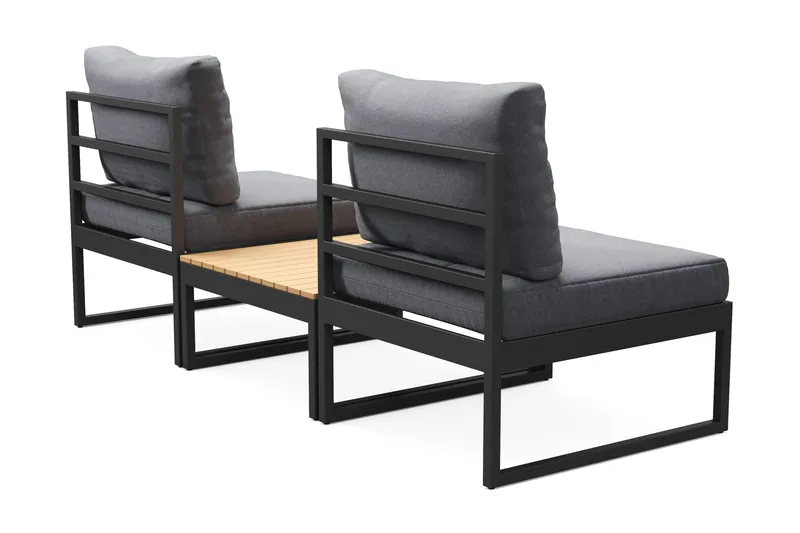 Samira Caféset Utomhus - Grå - Products - Utemöbler & utemiljö - Utegrupp - Cafegrupp & cafeset