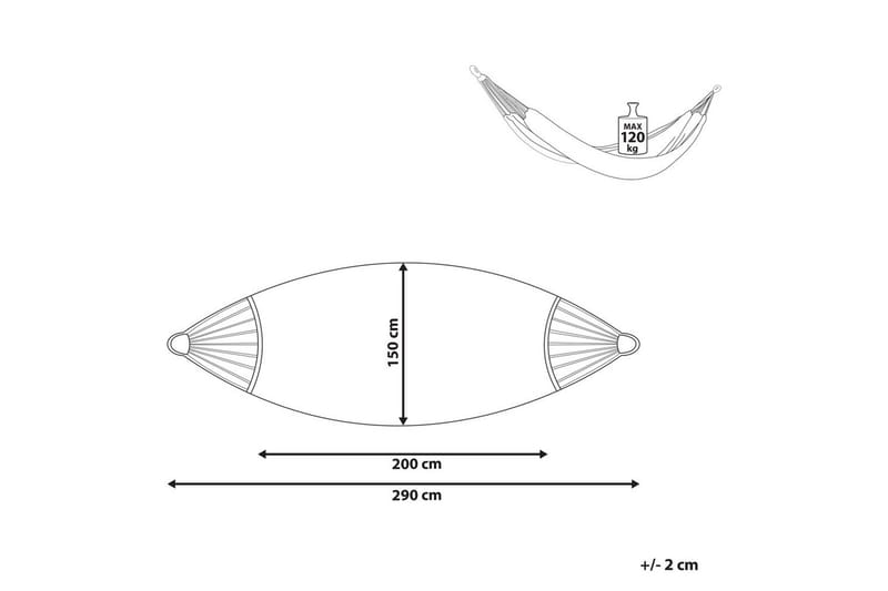 Hammock Rocca - Beige - Products - Utemöbler & utemiljö - Utesoffa - Hängmatta