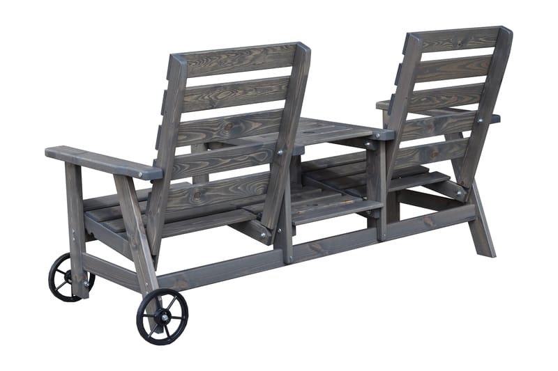 KIngdom Utebänk 177 cm - Grå - Products - Utemöbler & utemiljö - Utesoffa - Trädgårdsbänk & utebänk