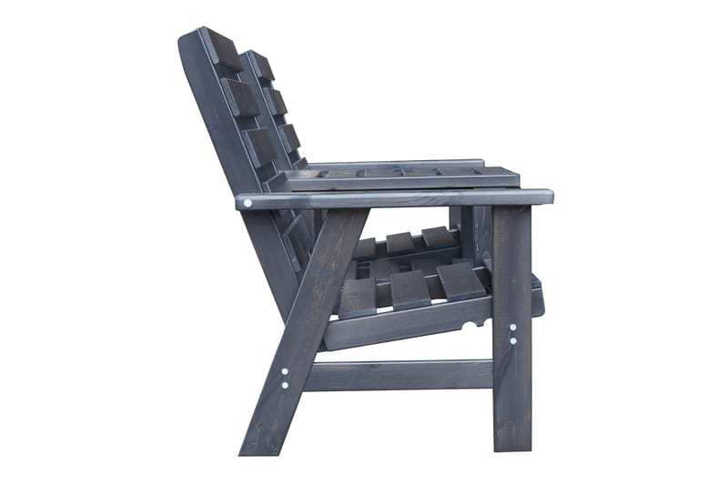 KIngdom Utebänk 177 cm - Svart - Products - Utemöbler & utemiljö - Utesoffa - Trädgårdsbänk & utebänk