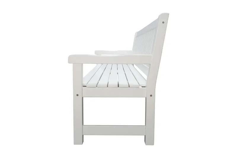 Rimforsa Trädgårdssoffa - Vitlaserad Furu - Products - Utemöbler & utemiljö - Utesoffa - Trädgårdssoffa