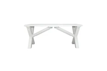 Utomhusbänk Scottsdale - Vit, 100 cm - Products - Utemöbler & utemiljö - Utesoffa - Trädgårdsbänk & utebänk