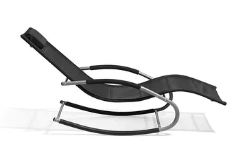 Carano Solstol 149 cm - Svart - Products - Utemöbler & utemiljö - Utestol & trädgårdsstol - Solstol