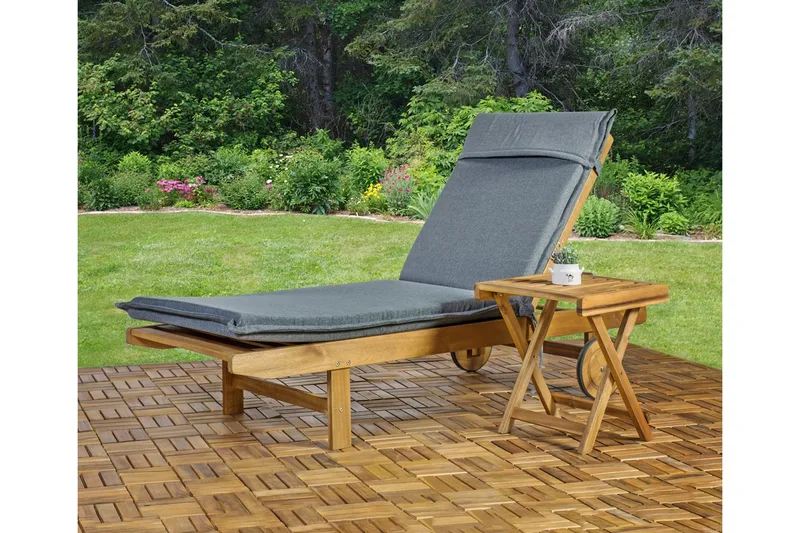 Finlay Solsäng 193 cm - Akacia - Products - Utemöbler & utemiljö - Utestol & trädgårdsstol - Solsäng & solvagn