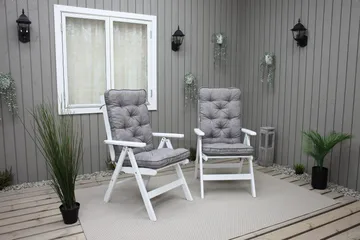 Grevie Positionsstol - Vit - Products - Utemöbler & utemiljö - Utestol & trädgårdsstol - Positionsstol