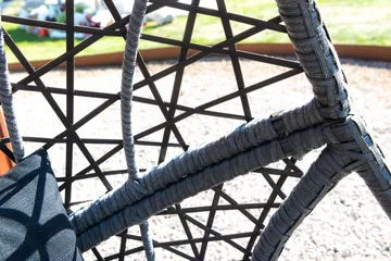 Hillerstorp Droppen Hängstol Utomhus 120x125 cm - Svartvit - Products - Utemöbler & utemiljö - Utestol & trädgårdsstol - Hängfåtölj & hängstol utomhus