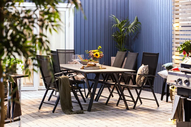 Maggie Positionsstol - Svart - Products - Utemöbler & utemiljö - Utestol & trädgårdsstol - Positionsstol