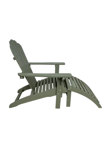 Landet Däckstol utomhus i akacia trä - Mörkgrön - Products - Utemöbler & utemiljö - Utestol & trädgårdsstol - Solstol - Däckstol