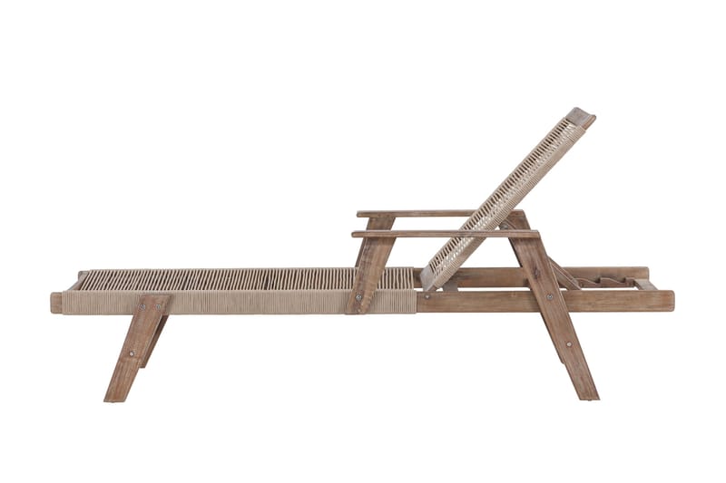 Little John Solstol 200x72 cm - Brun - Products - Utemöbler & utemiljö - Utestol & trädgårdsstol - Solstol