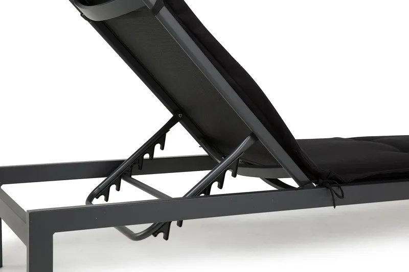 Tunis Solsäng - Svart - Products - Utemöbler & utemiljö - Utestol & trädgårdsstol - Solsäng & solvagn