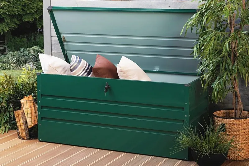 Cebrosa Dynlåda 62|132|64 cm - Grön - Products - Utemöbler & utemiljö - Utomhusförvaring - Dynförvaring - Dynbox & dynlåda