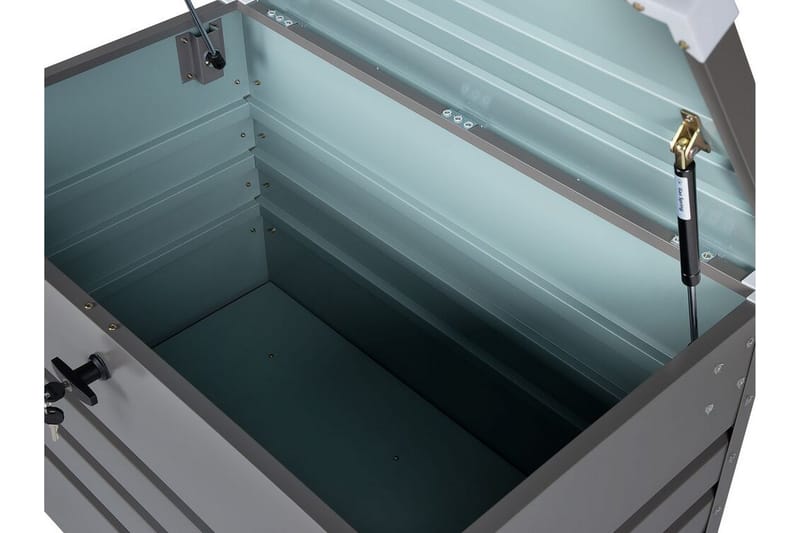 Dynlåda 132 x 62 cm grå CEBROSA - Grå - Products - Utemöbler & utemiljö - Utomhusförvaring - Dynförvaring - Dynbox & dynlåda