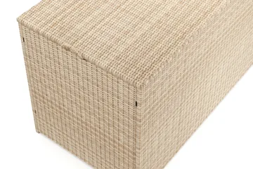 Sydney Dynbox Utomhus i konstrotting med handtag 140x90x80 cm - Beige - Products - Utemöbler & utemiljö - Utomhusförvaring - Dynförvaring - Dynbox & dynlåda